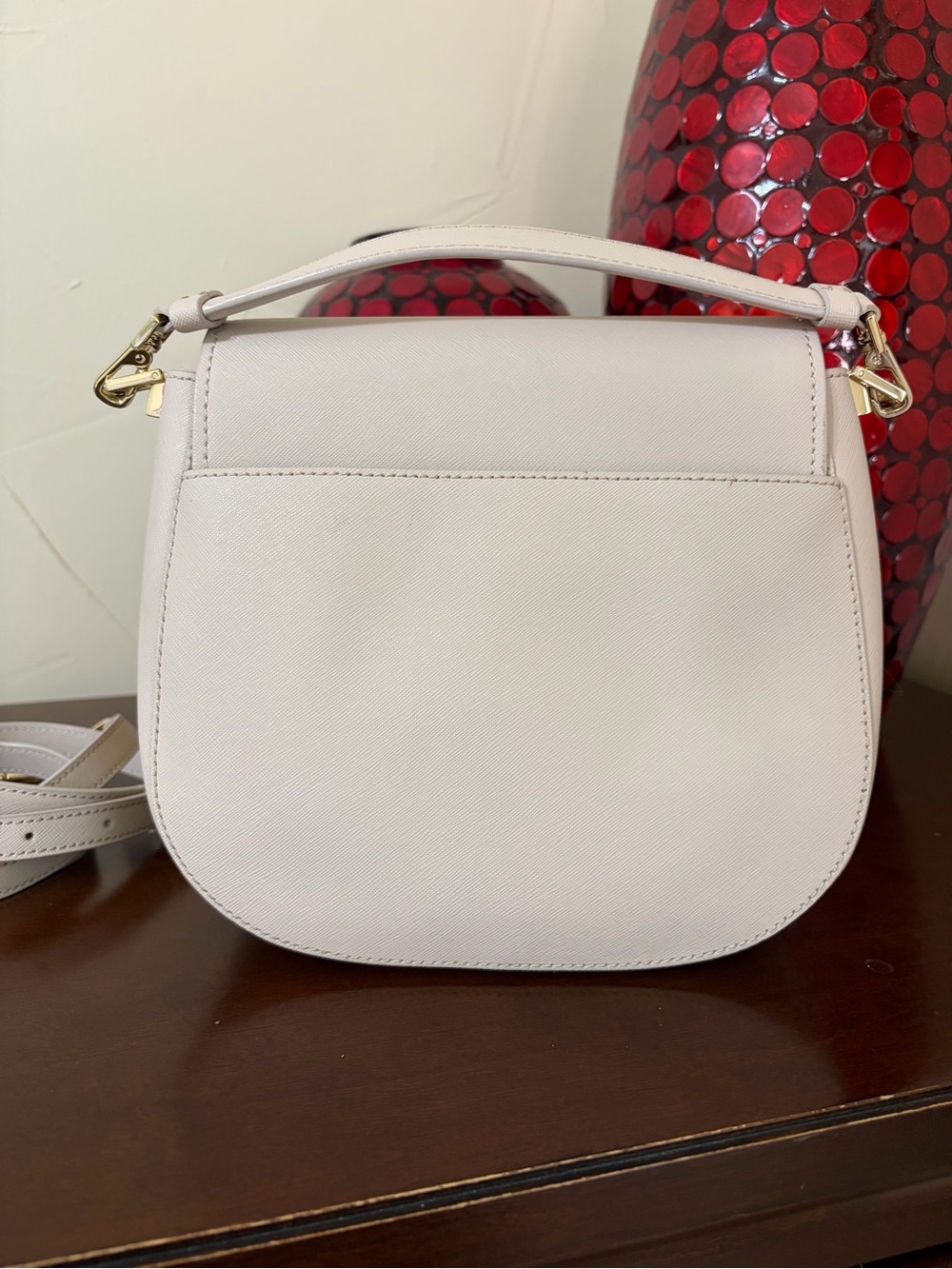 Kate Spade Heritage Make It Mine Byrdie Crossbody Dusty Pink Saffiano Leather - Picture 5 of 17